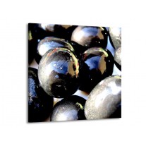 Glas schilderij Ballen | Grijs, Zilver, Wit | 50x50cm 1Luik