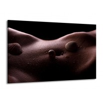 Canvas schilderij Lichaam | Zwart, Wit | 140x90cm 1Luik