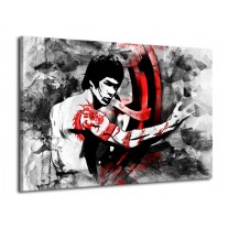 Canvas schilderij Sport | Zwart, Rood, Wit | 70x50cm 1Luik