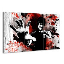 Canvas schilderij Sport | Rood, Zwart, Wit | 165x100cm 3Luik