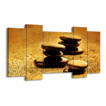 Canvas schilderij Spa | Bruin | 120x65 5Luik