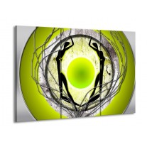 Glas schilderij Modern | Groen, Grijs, Zwart | 90x60cm 3Luik