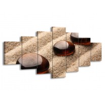 Glas schilderij Zand | Bruin | 210x100cm 7Luik