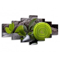 Canvas schilderij Spa | Groen, Zwart | 210x100cm 7Luik