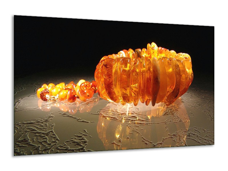 Canvas schilderij Macro | Oranje, Geel, Zwart | 120x70cm 1Luik