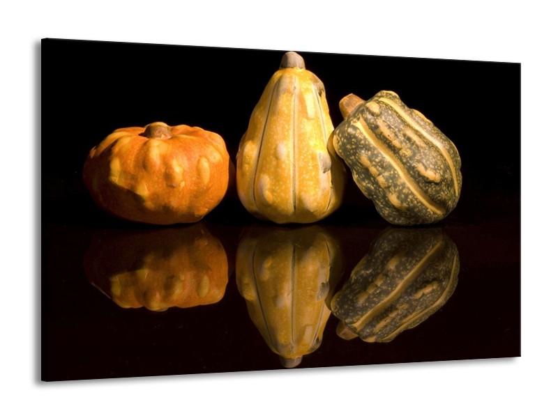Canvas schilderij Groente | Geel, Oranje | 140x90cm 1Luik