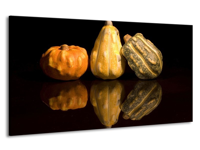 Canvas schilderij Groente | Geel, Oranje | 190x100cm 1Luik