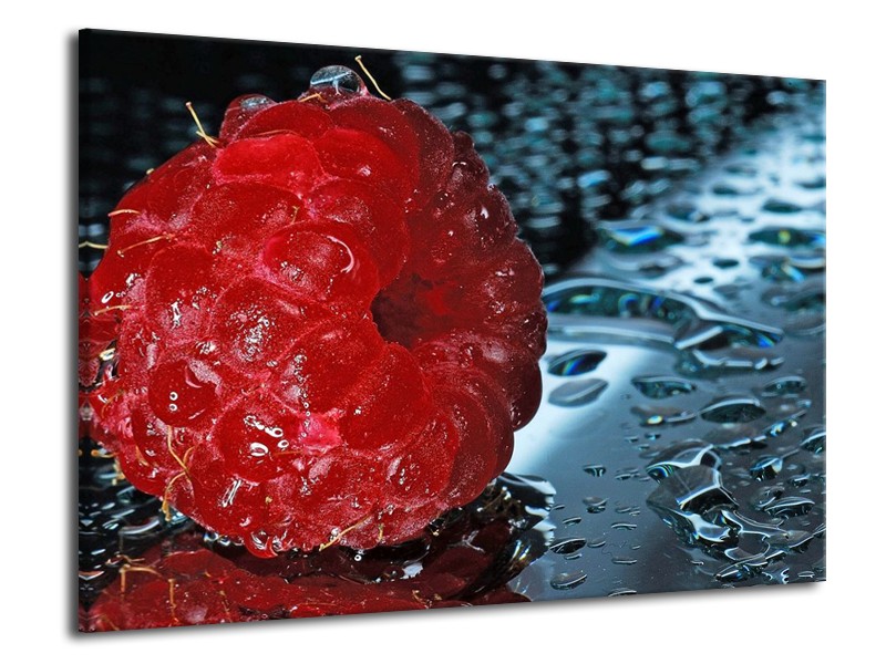 Canvas schilderij Fruit | Rood, Grijs, Wit | 70x50cm 1Luik