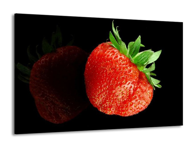 Canvas schilderij Fruit | Rood, Zwart | 140x90cm 1Luik