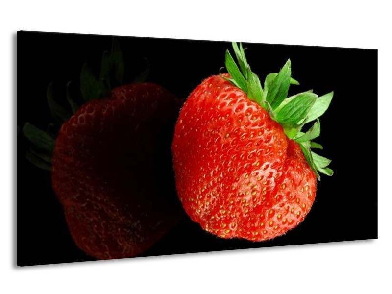 Canvas schilderij Fruit | Rood, Zwart | 190x100cm 1Luik