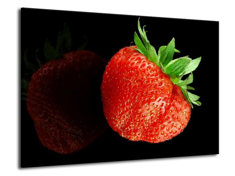 Canvas schilderij Fruit | Rood, Zwart | 70x50cm 1Luik