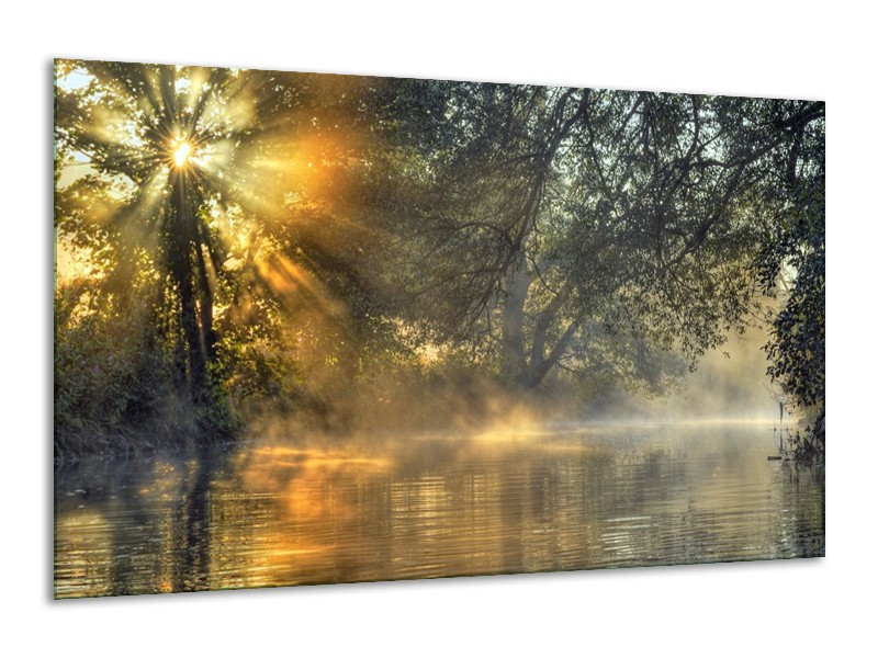 Canvas schilderij Natuur | Grijs, Wit | 120x70cm 1Luik