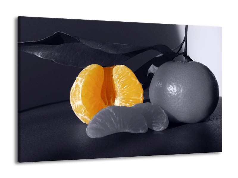Canvas schilderij Fruit | Geel, Grijs, Zwart | 140x90cm 1Luik