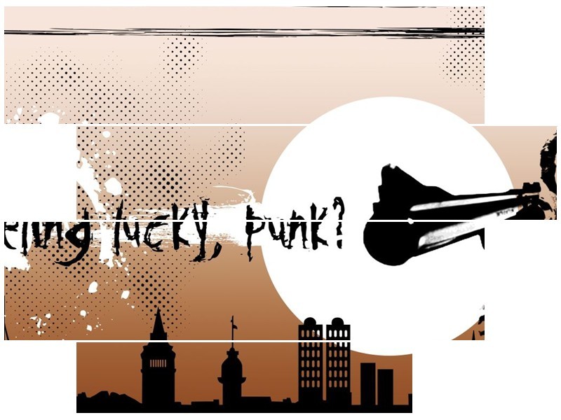 Glas schilderij Abstract | Zwart, Wit, Bruin | 115x85cm 4Luik