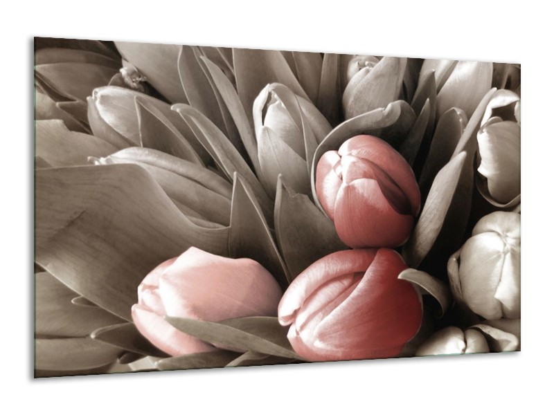 Canvas schilderij Orchidee | Bruin, Groen, Zwart | 120x70cm 1Luik
