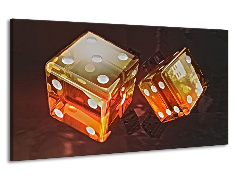 Canvas schilderij Modern | Oranje, Geel, Zwart | 190x100cm 1Luik