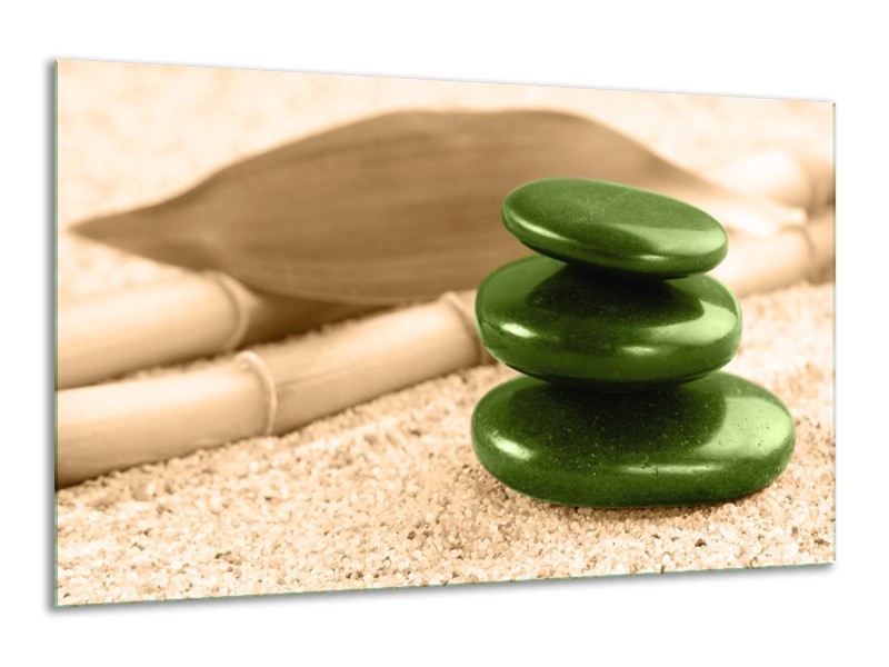 Canvas schilderij Spa | Groen, Bruin | 120x70cm 1Luik