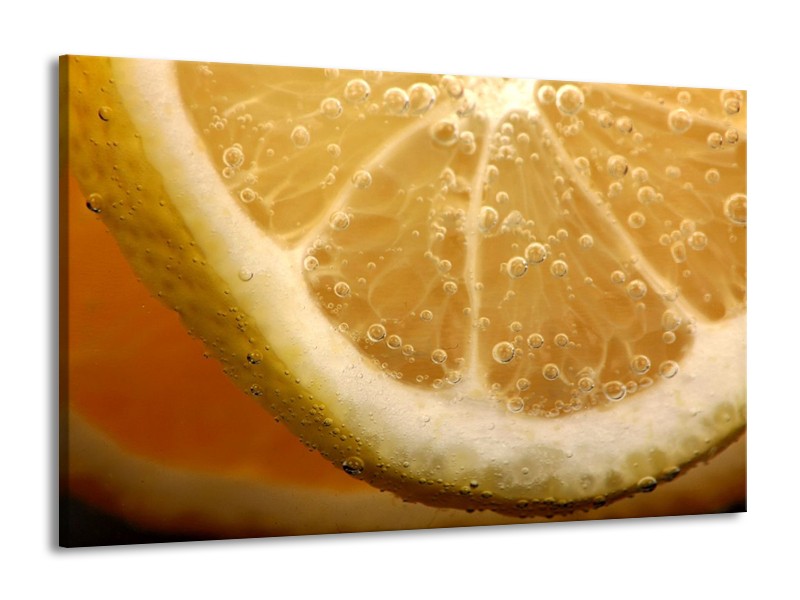 Canvas schilderij Keuken | Geel, Oranje, Bruin | 140x90cm 1Luik