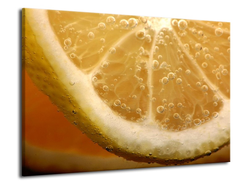 Canvas schilderij Keuken | Geel, Oranje, Bruin | 70x50cm 1Luik