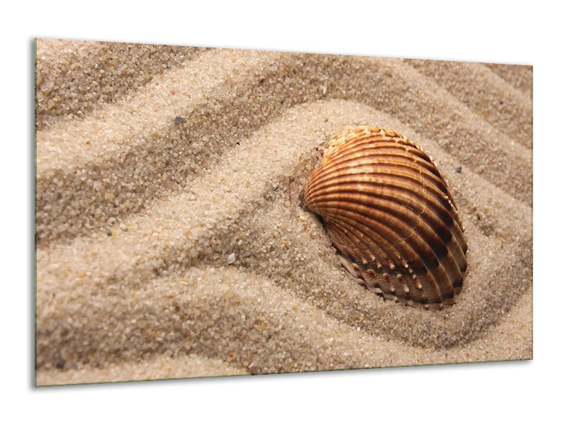 Canvas schilderij Zand | Bruin | 120x70cm 1Luik