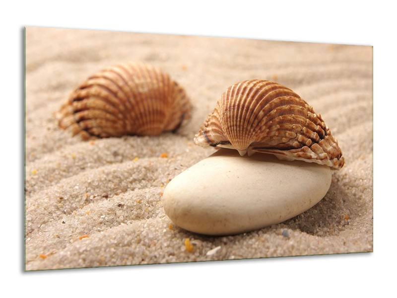 Canvas schilderij Spa | Bruin, Crème | 120x70cm 1Luik