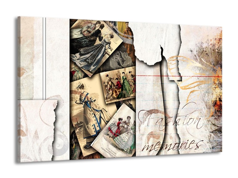 Canvas schilderij Foto's | Bruin, Sepia | 140x90cm 1Luik