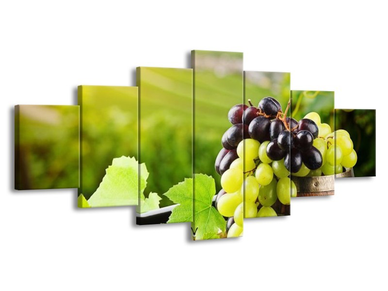Glas schilderij Frankrijk | Groen, Bruin | 210x100cm 7Luik