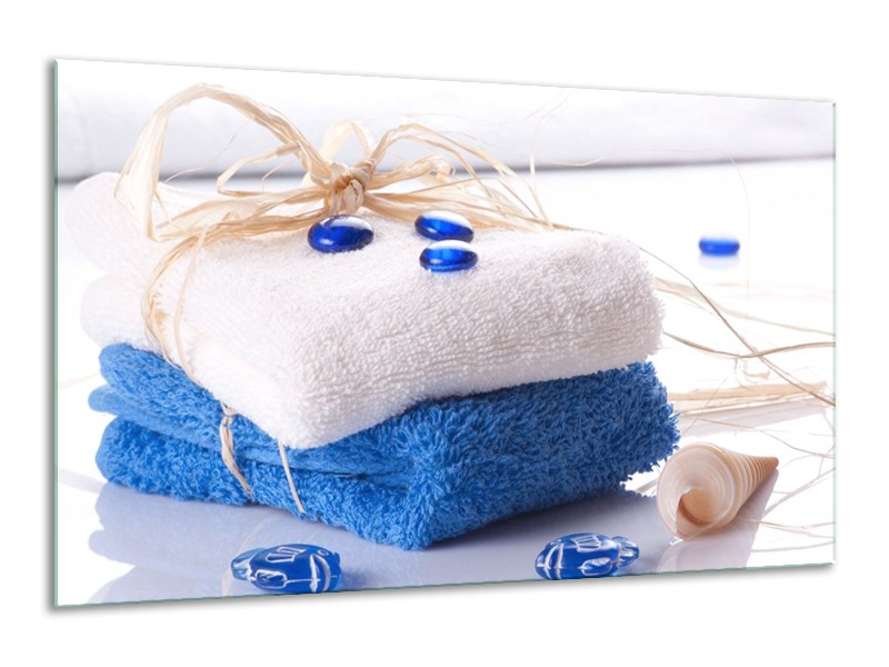 Canvas schilderij Spa | Blauw, Wit | 120x70cm 1Luik