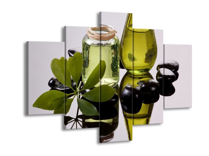 Glas schilderij Olijven | Groen, Grijs | 150x105cm 5Luik