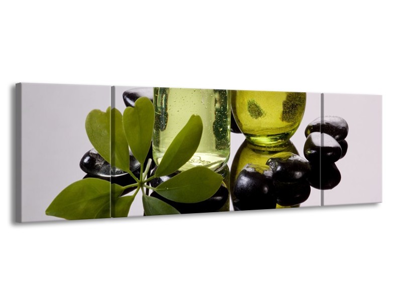 Glas schilderij Olijven | Groen, Grijs | 170x50cm 3Luik