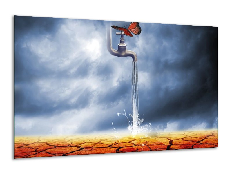 Canvas schilderij Modern | Bruin, Grijs | 120x70cm 1Luik
