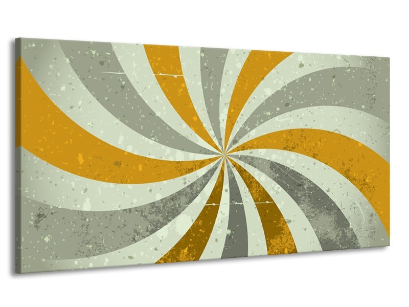 Canvas schilderij Abstract | Grijs, Bruin | 170x90cm 1Luik
