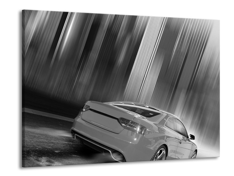 Glas schilderij Auto | Zwart, Grijs | 100x70cm 1Luik