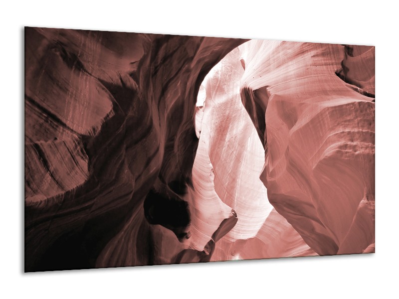 Glasschilderij Zand | Bruin, Rood | 120x70cm 1Luik