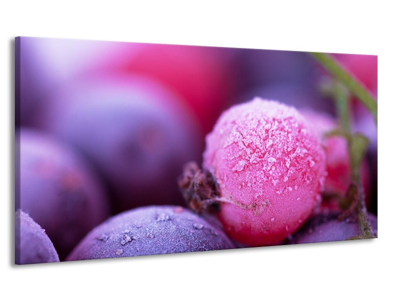 Canvas Schilderij Fruit, Keuken | Paars, Roze | 170x90cm 1Luik